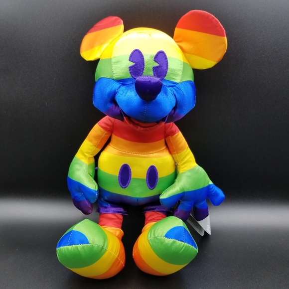 Disney Other - Disney's Mickey Mouse Rainbow Plush Doll 15.5" Height Mickey Pride Doll New